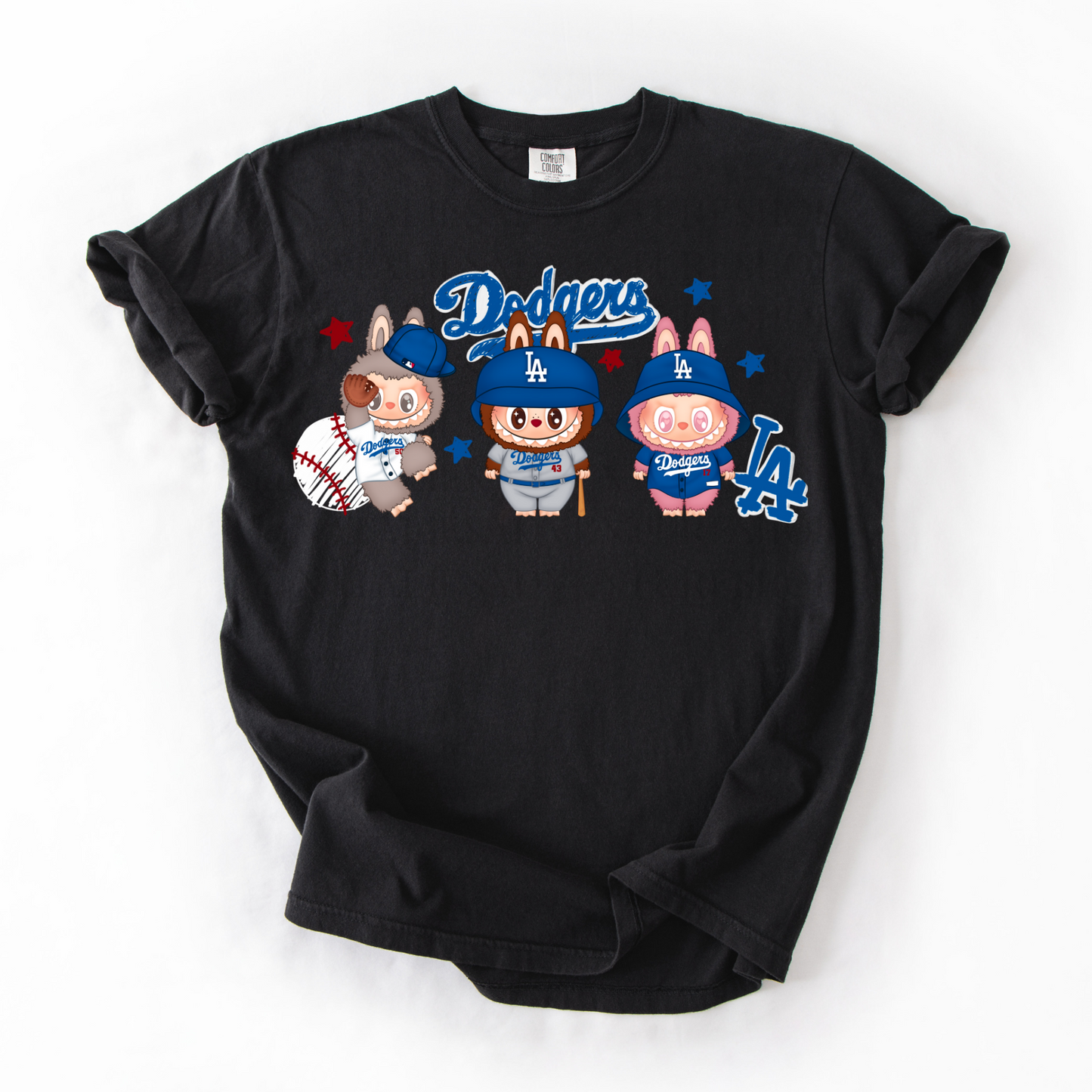 *Pre-Order* LA DODG BUBU Baseballl T-Shirt (Comfort Colors)