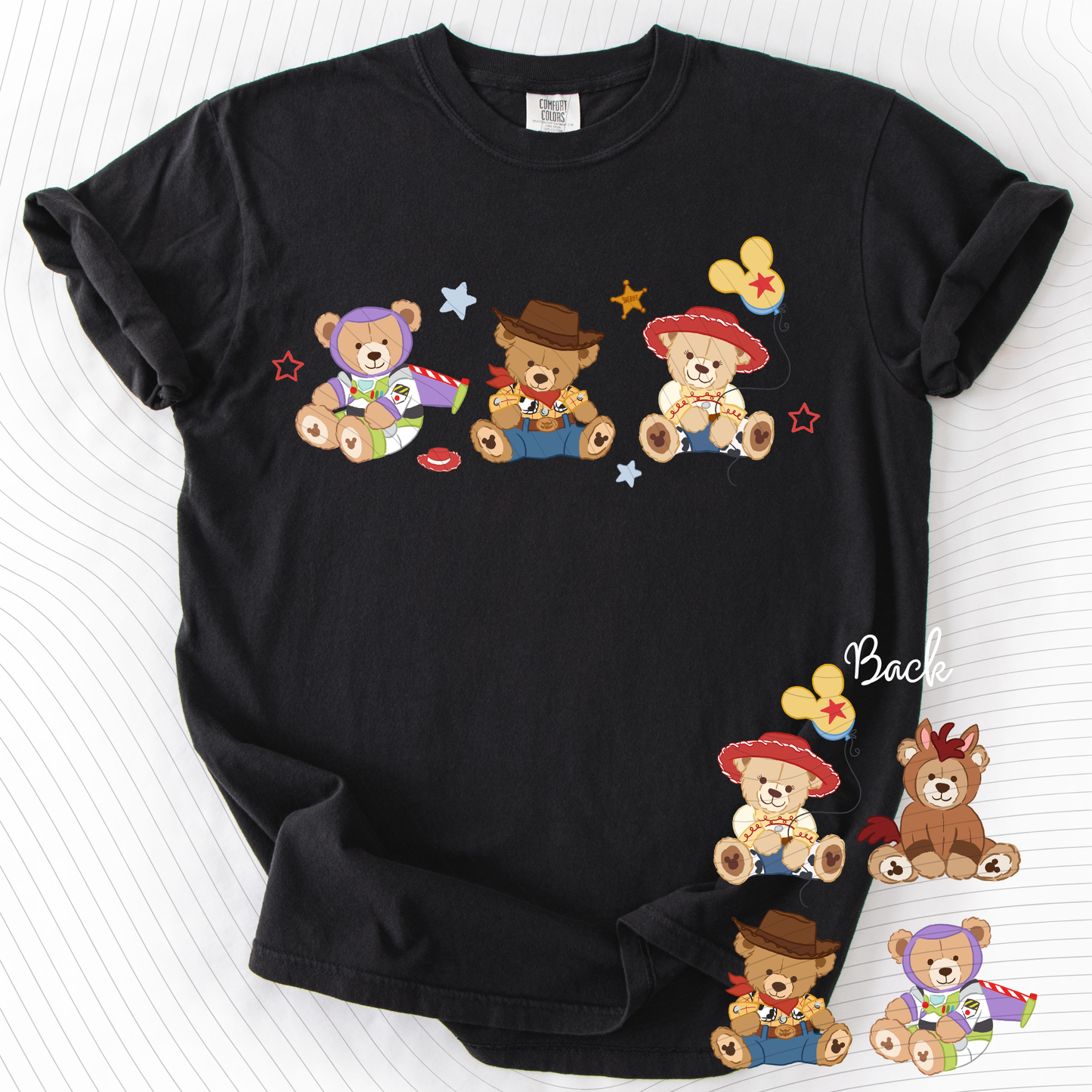 *Pre-Order* Toy Bears Front Back T-Shirt(Comfort Colors)