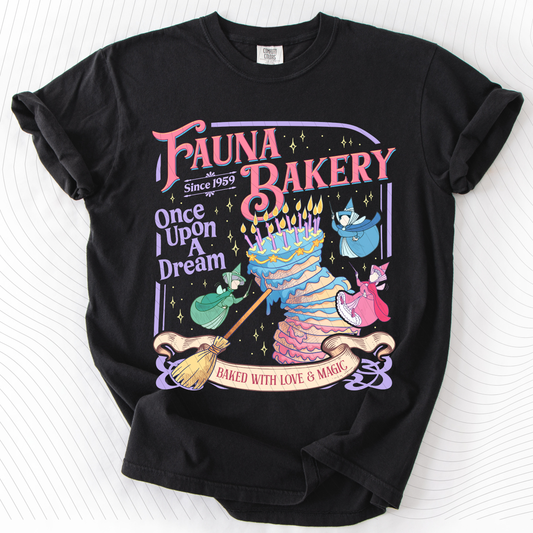 *Pre-Order* Faunas Bakery T-Shirt(Comfort Colors)