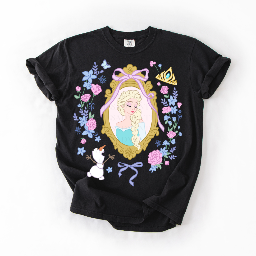 *Pre-Order* Frozen Princess Frame T-Shirt (Comfort Colors)