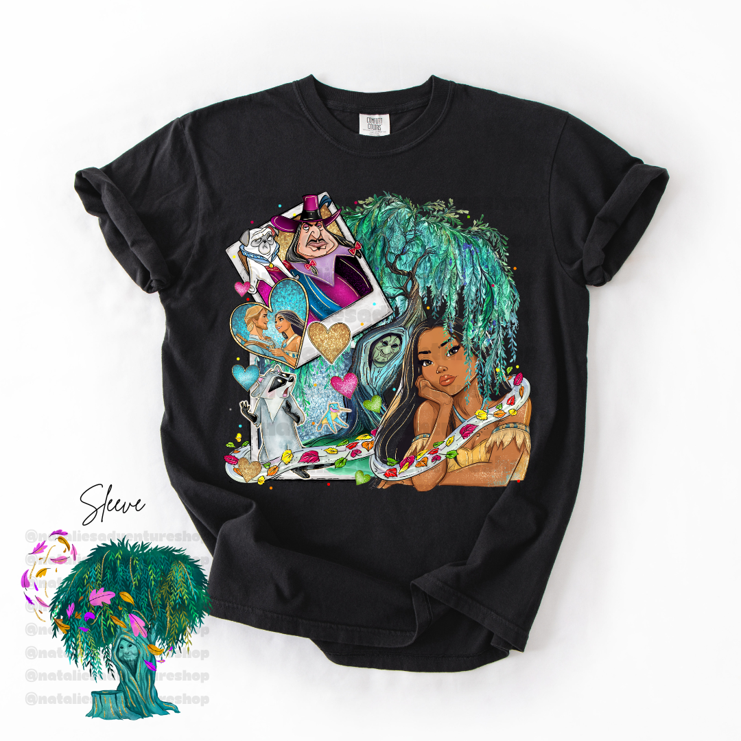 *Pre-Order* Poca Princess Cartoon T-Shirt (Comfort Colors)