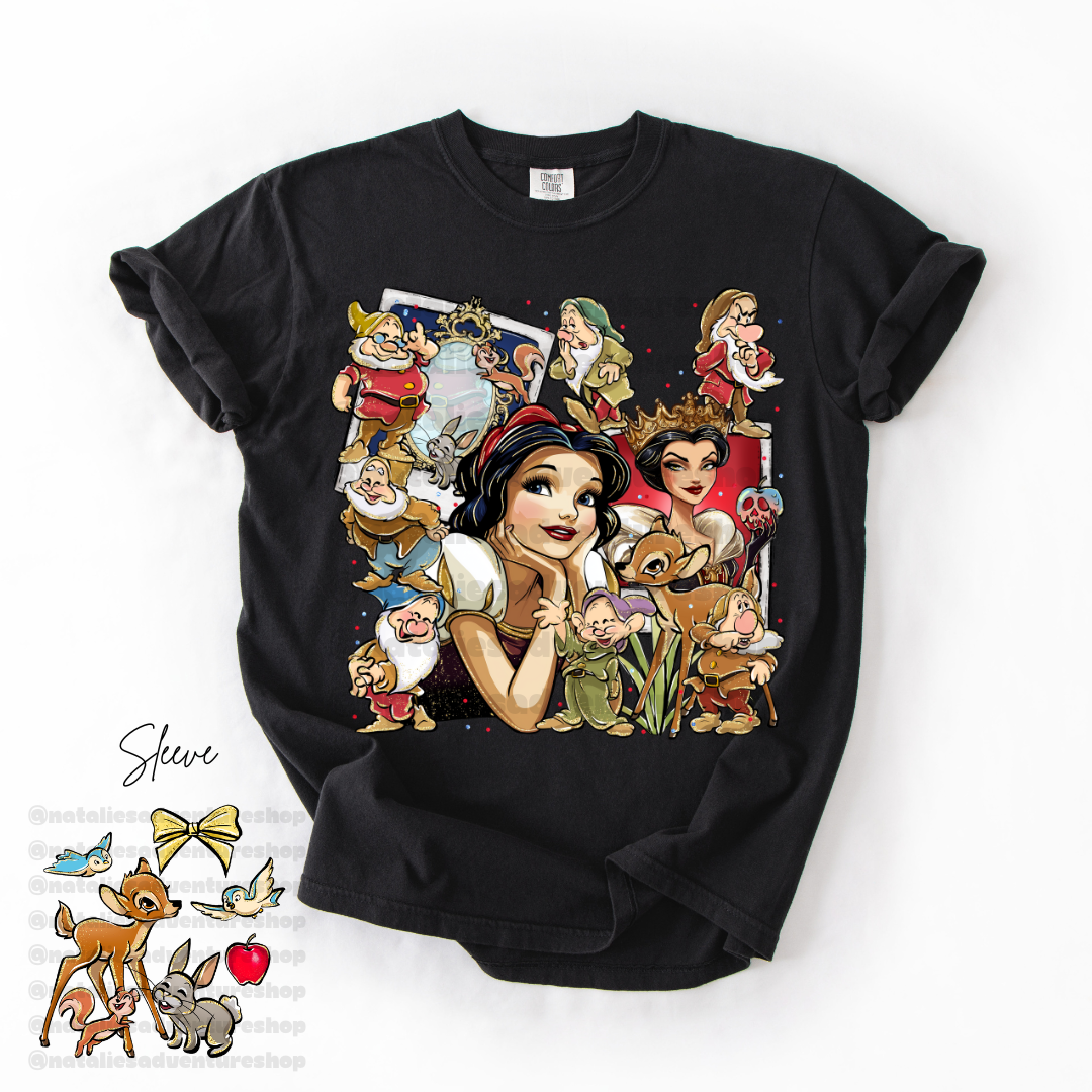 *Pre-Order* Snow Princess Cartoon T-Shirt (Comfort Colors)