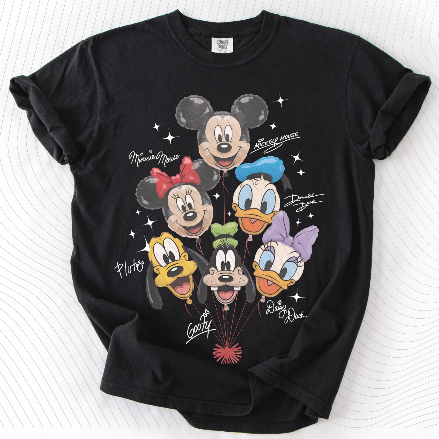 *Pre-Order* Mouse and Friends Balloons T-Shirt(Comfort Colors)