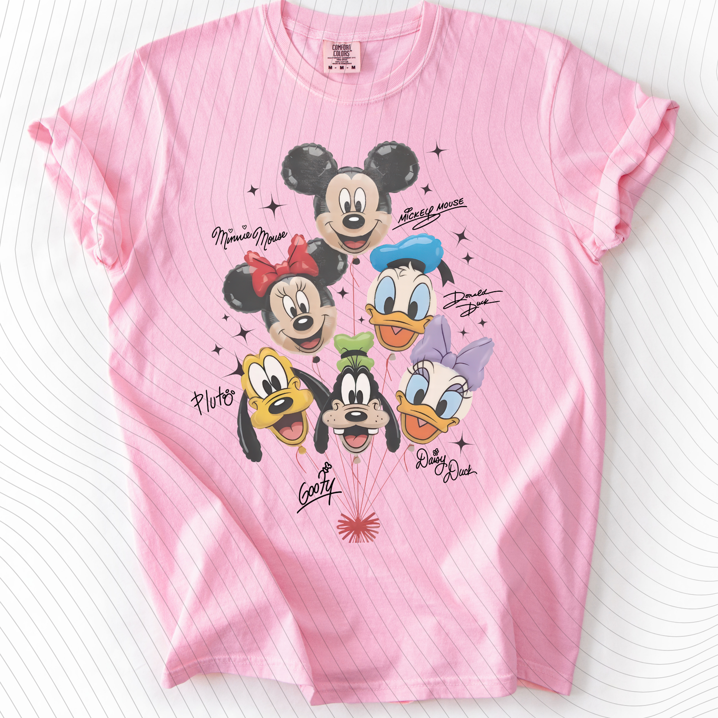 *Pre-Order* Mouse and Friends Balloons T-Shirt(Comfort Colors)