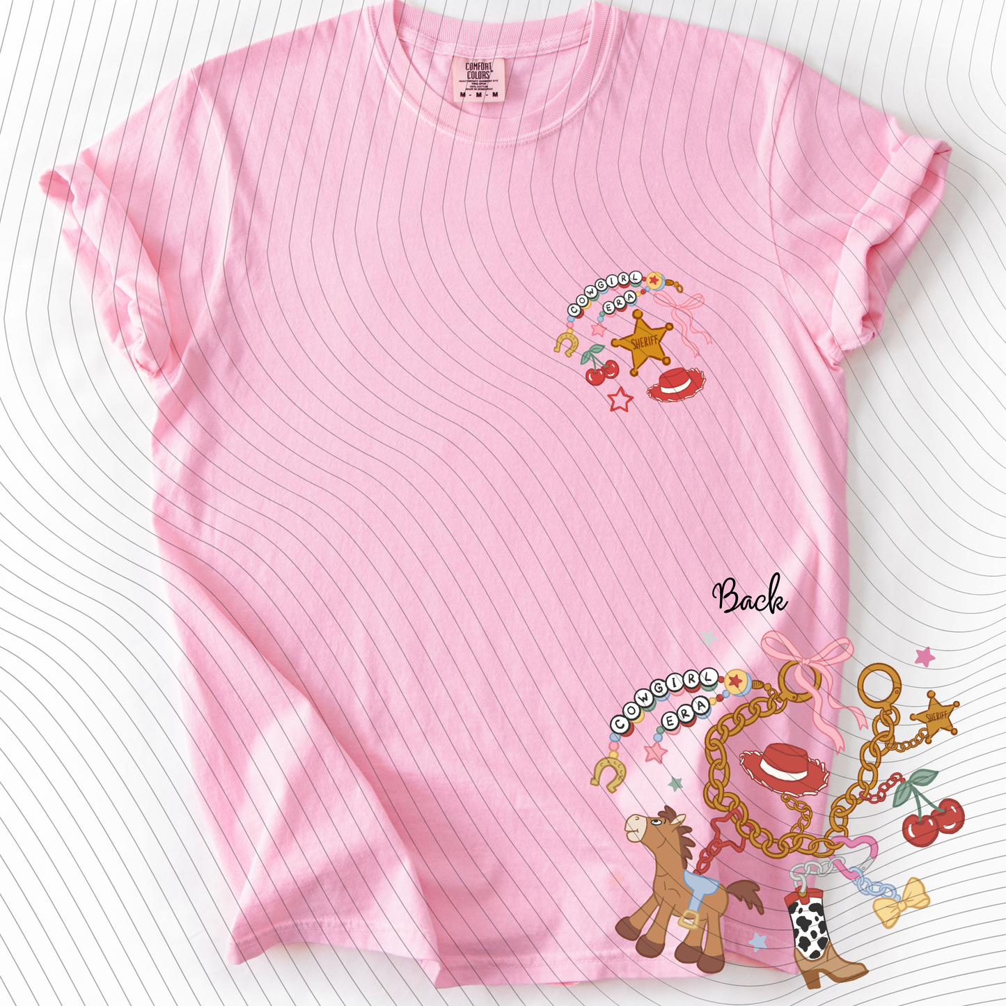 *Pre-Order* Cowgirl Charm Front Back T-Shirt(Comfort Colors)