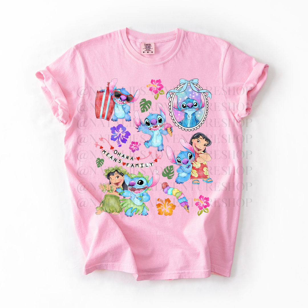 *Pre-Order* Ohana Means Fam T-Shirt (Comfort Colors)