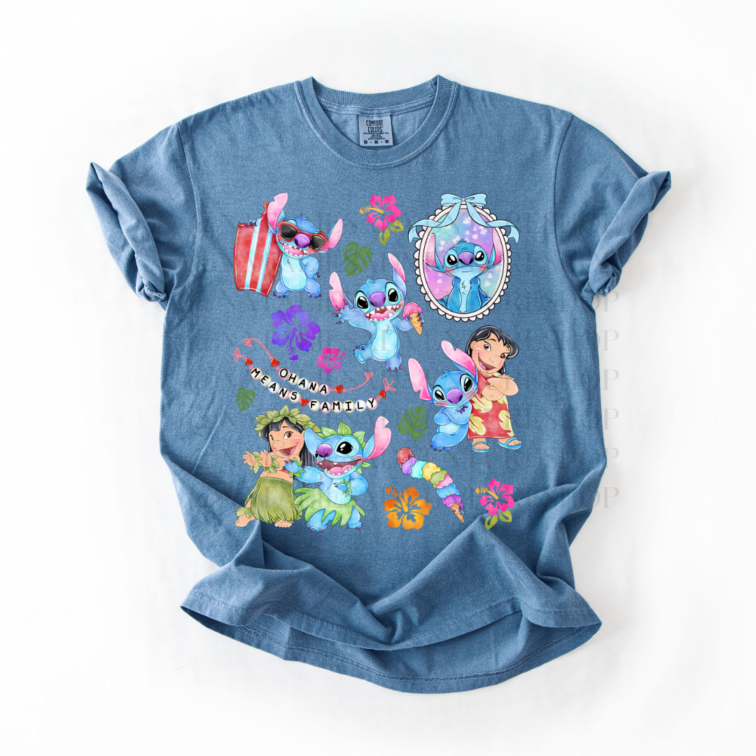 *Pre-Order* Ohana Means Fam T-Shirt (Comfort Colors)