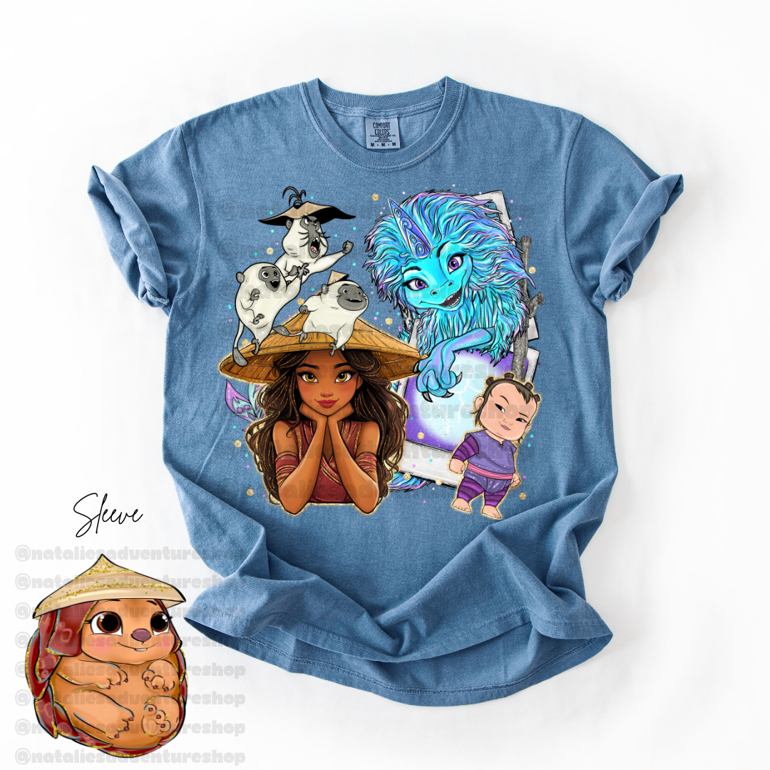 *Pre-Order* Dragon Princess Cartoon T-Shirt (Comfort Colors)
