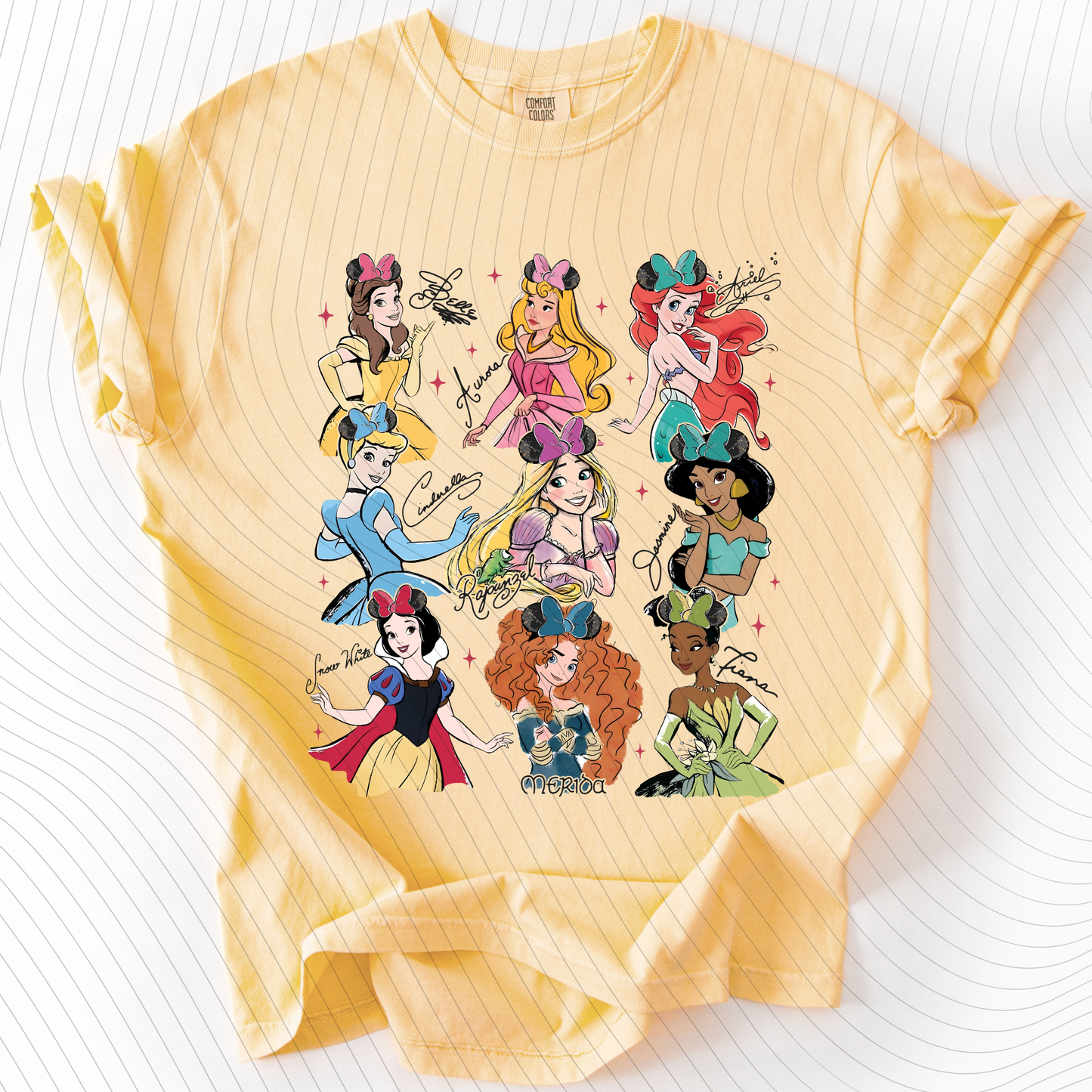 *Pre-Order* Princesses T-Shirt(Comfort Colors)