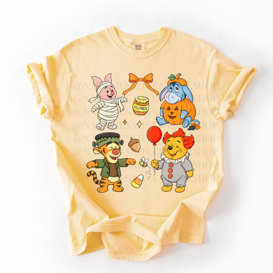 *Pre-Order* Winnie and friends Halloween (Comfort Colors)