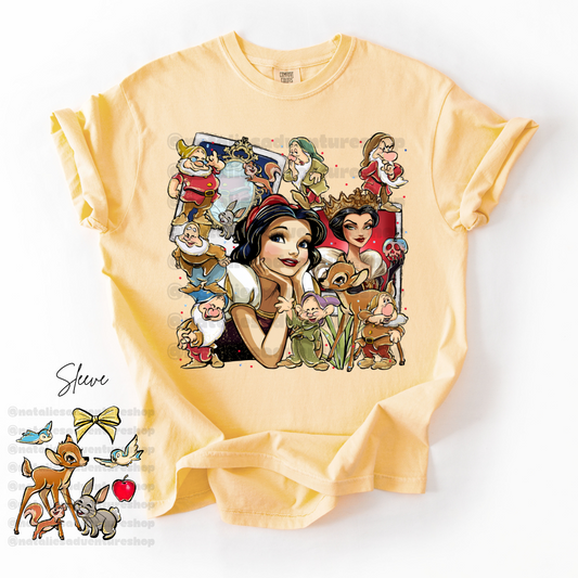 *Pre-Order* Snow Princess Cartoon T-Shirt (Comfort Colors)