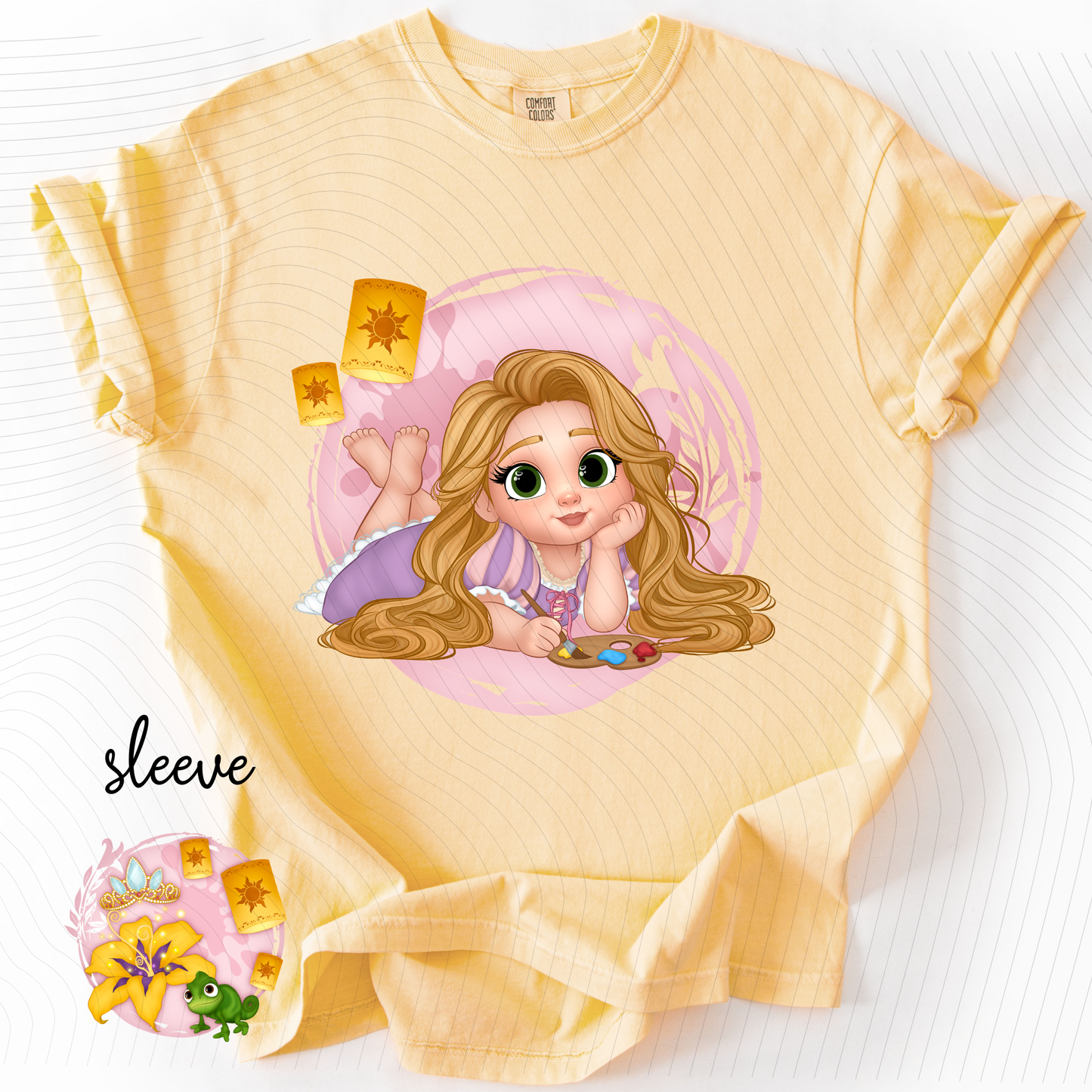 *Pre-Order* Baby Punzie Princess T-Shirt (Comfort Colors)