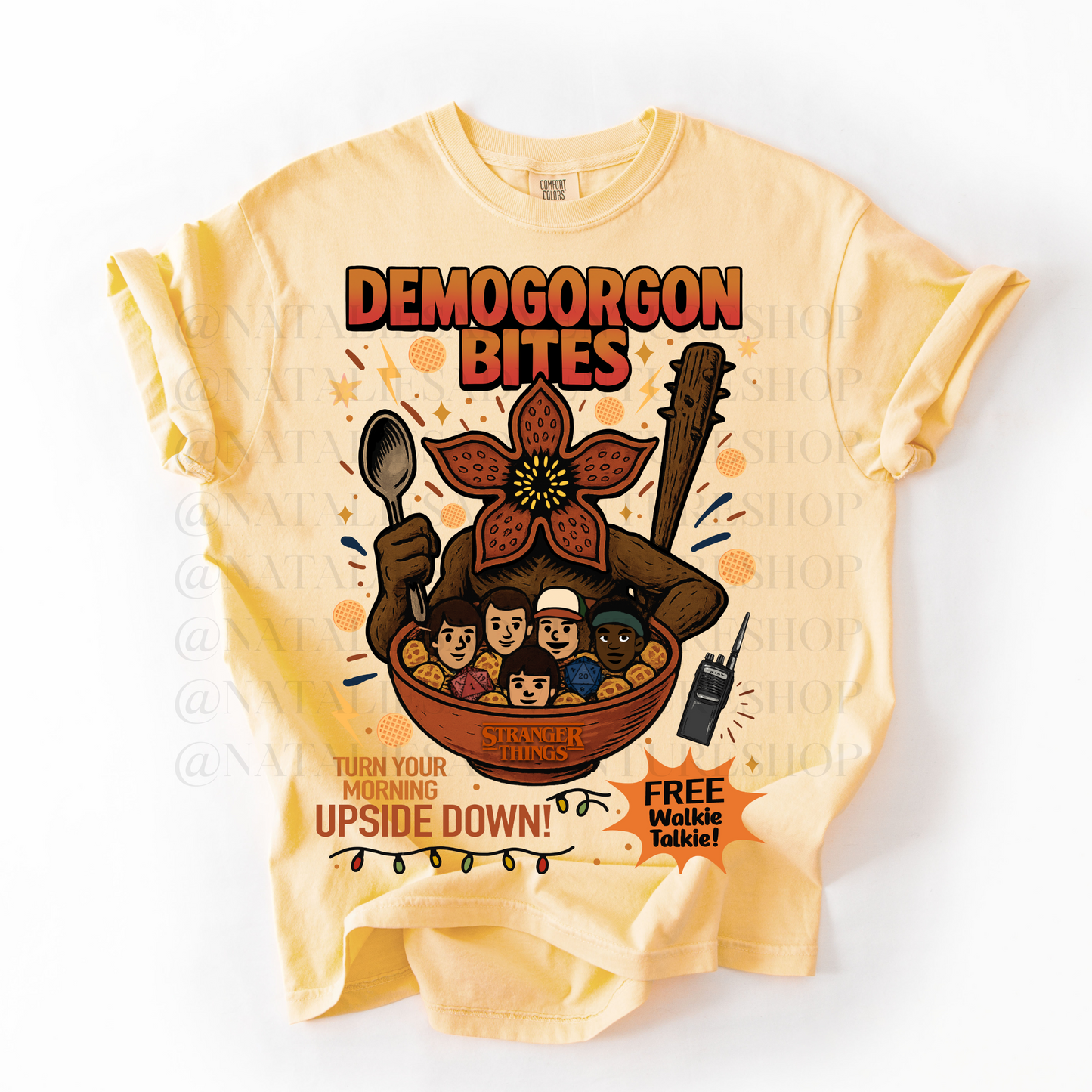 *Pre-Order* Demogorg Bites Cereal T-Shirt (Comfort Colors)