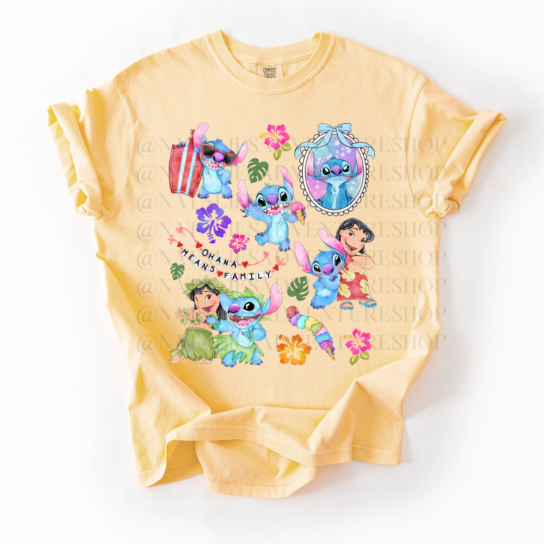 *Pre-Order* Ohana Means Fam T-Shirt (Comfort Colors)