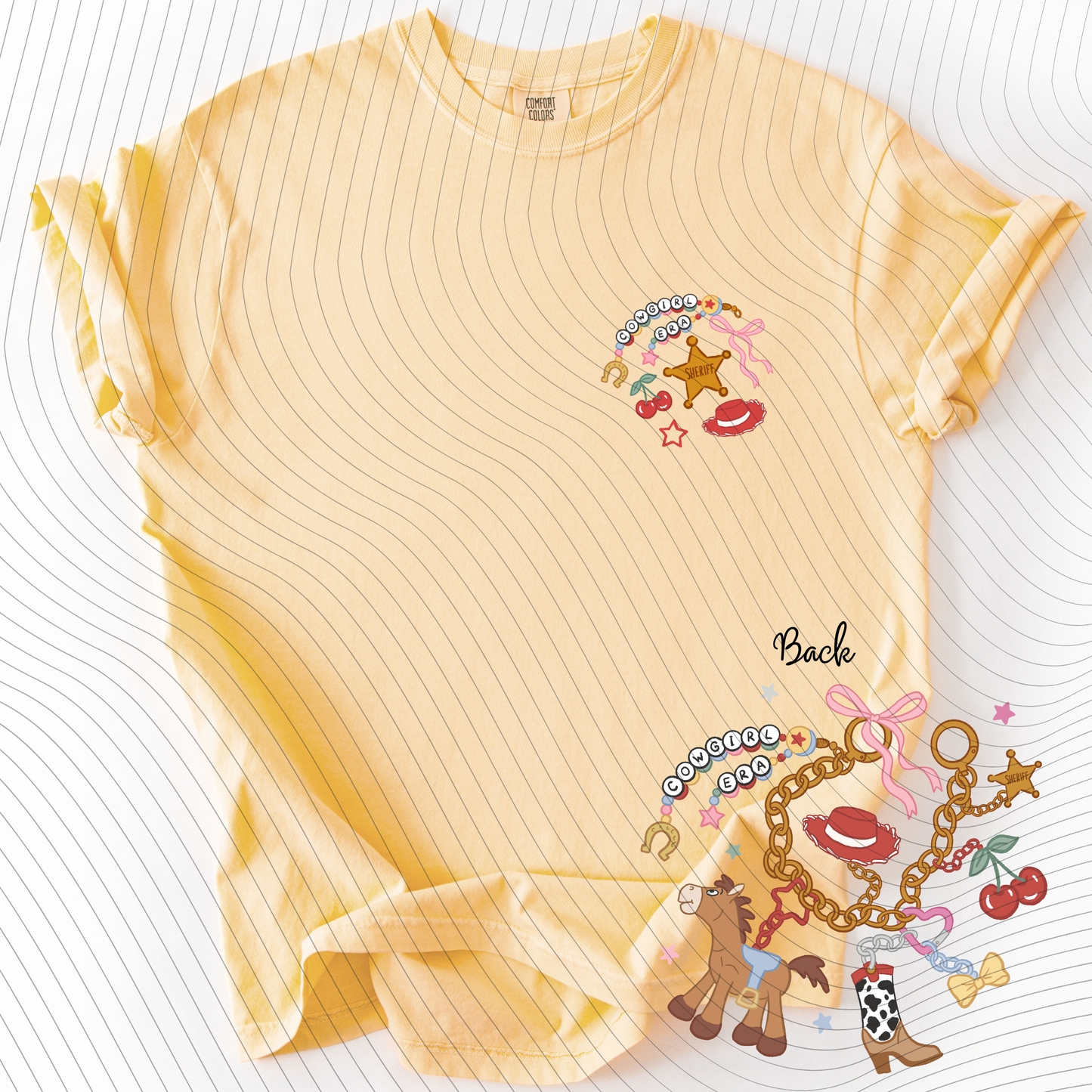 *Pre-Order* Cowgirl Charm Front Back T-Shirt(Comfort Colors)