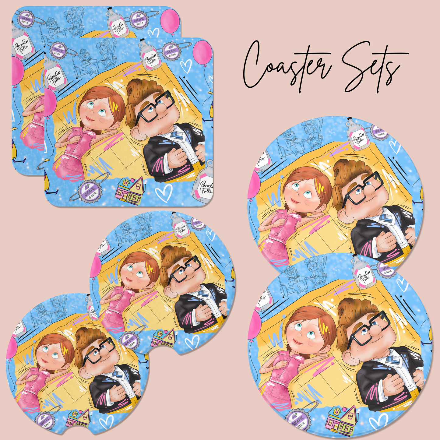 *Pre-Order* C + E Picnic Coaster Sets