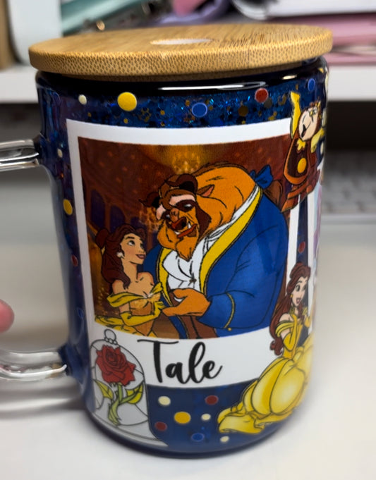 *Pre-Order* Tale as old 15oz Snowglobe Glass Mug