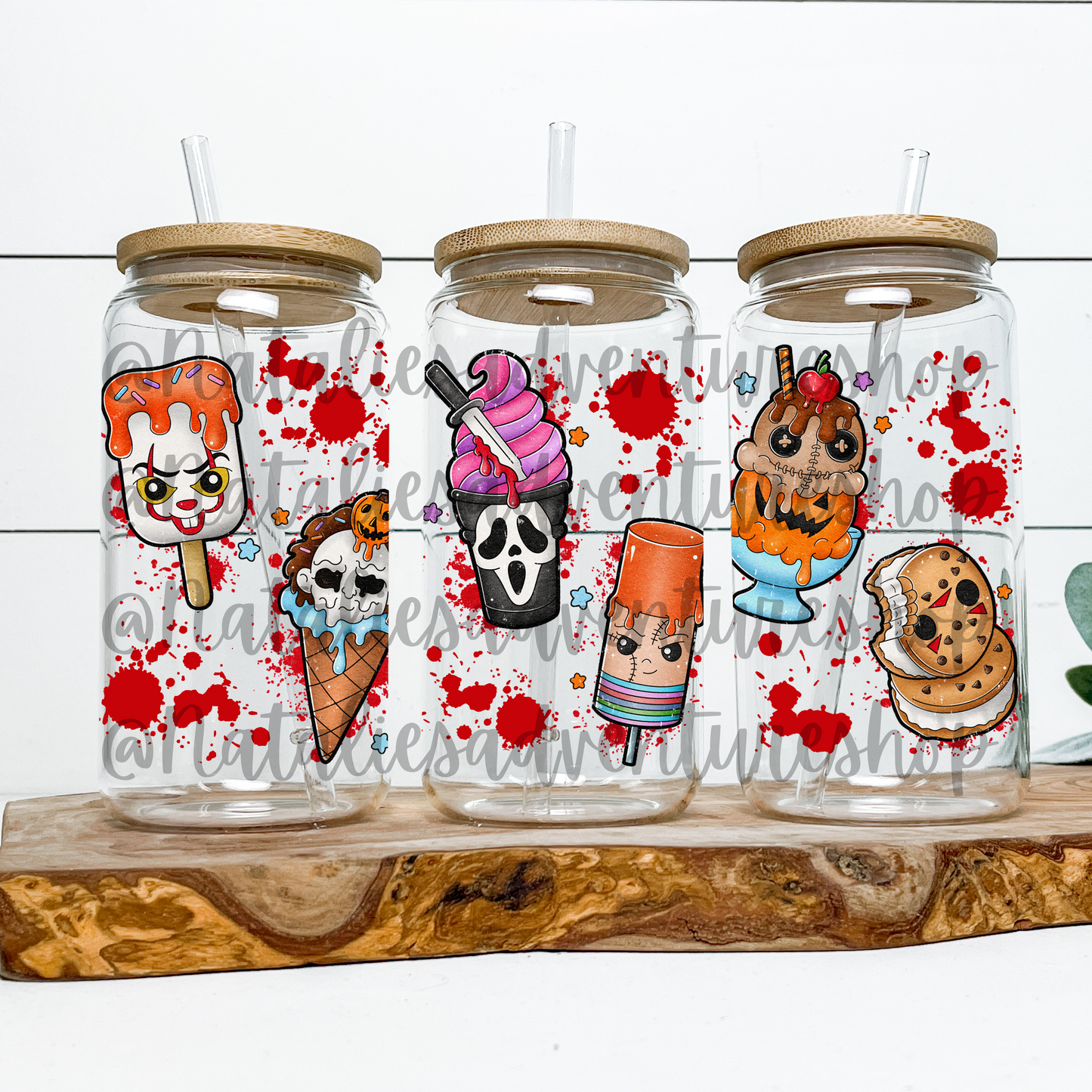 *Pre-Order* Horror Pops 16oz Glass Can