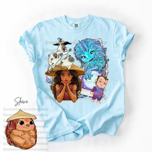 *Pre-Order* Dragon Princess Cartoon T-Shirt (Comfort Colors)