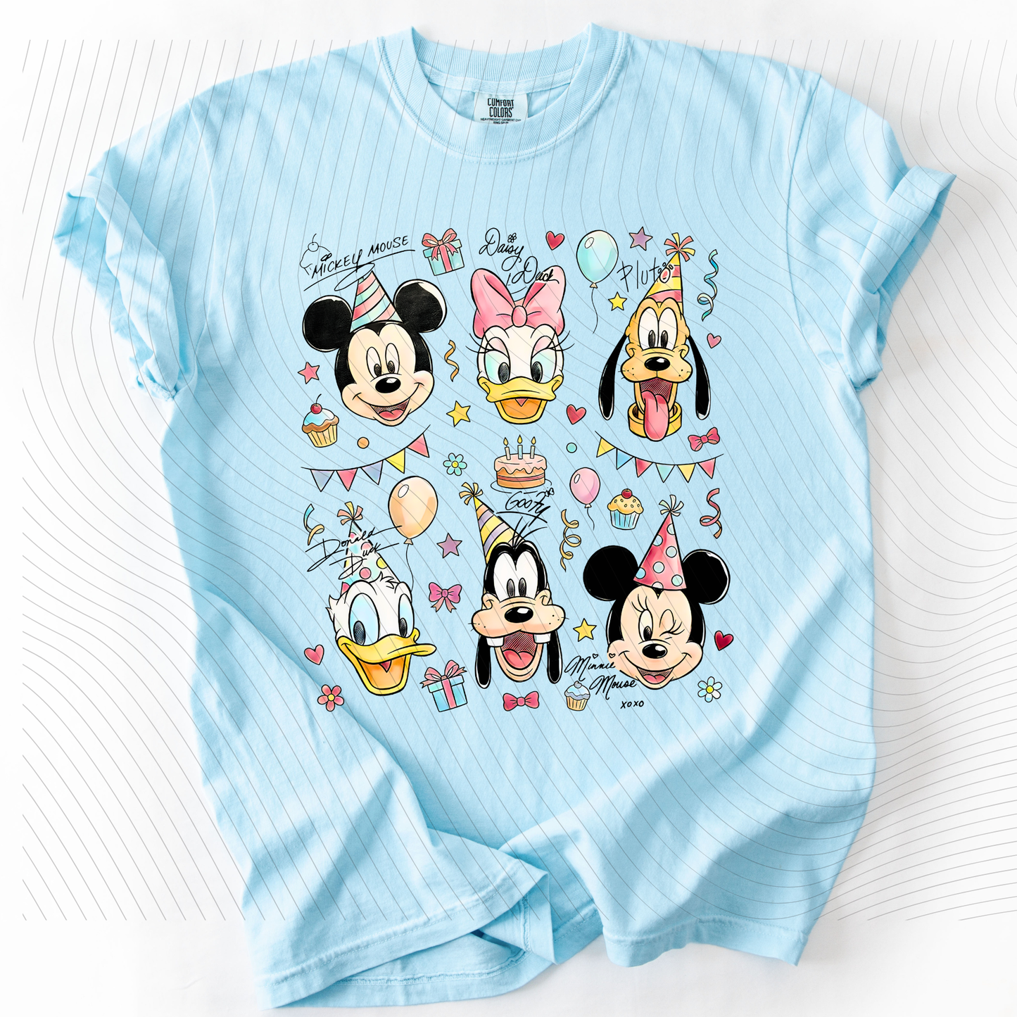 *Pre-Order* Mouse and Friends Birthday T-Shirt(Comfort Colors)
