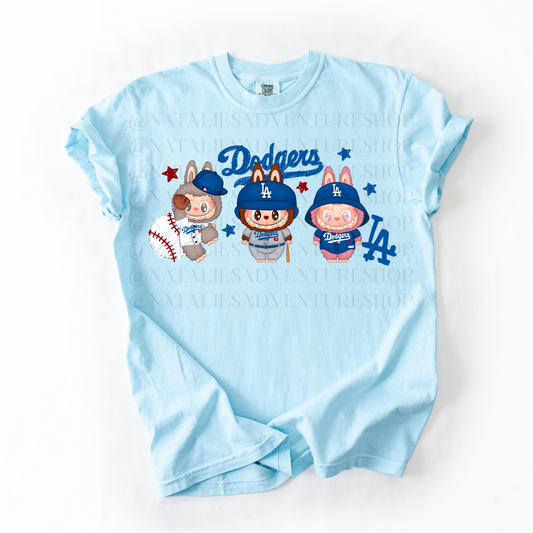*Pre-Order* LA DODG BUBU Baseballl T-Shirt (Comfort Colors)