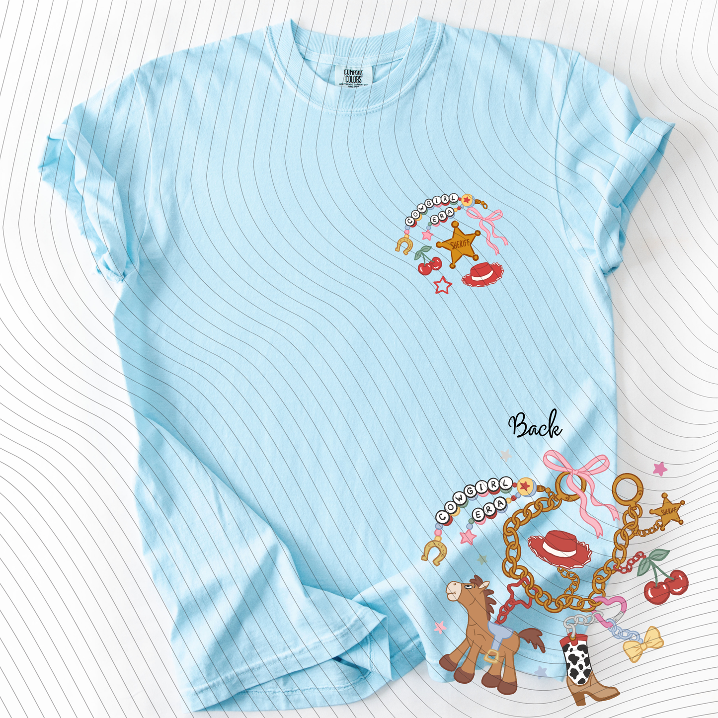 *Pre-Order* Cowgirl Charm Front Back T-Shirt(Comfort Colors)