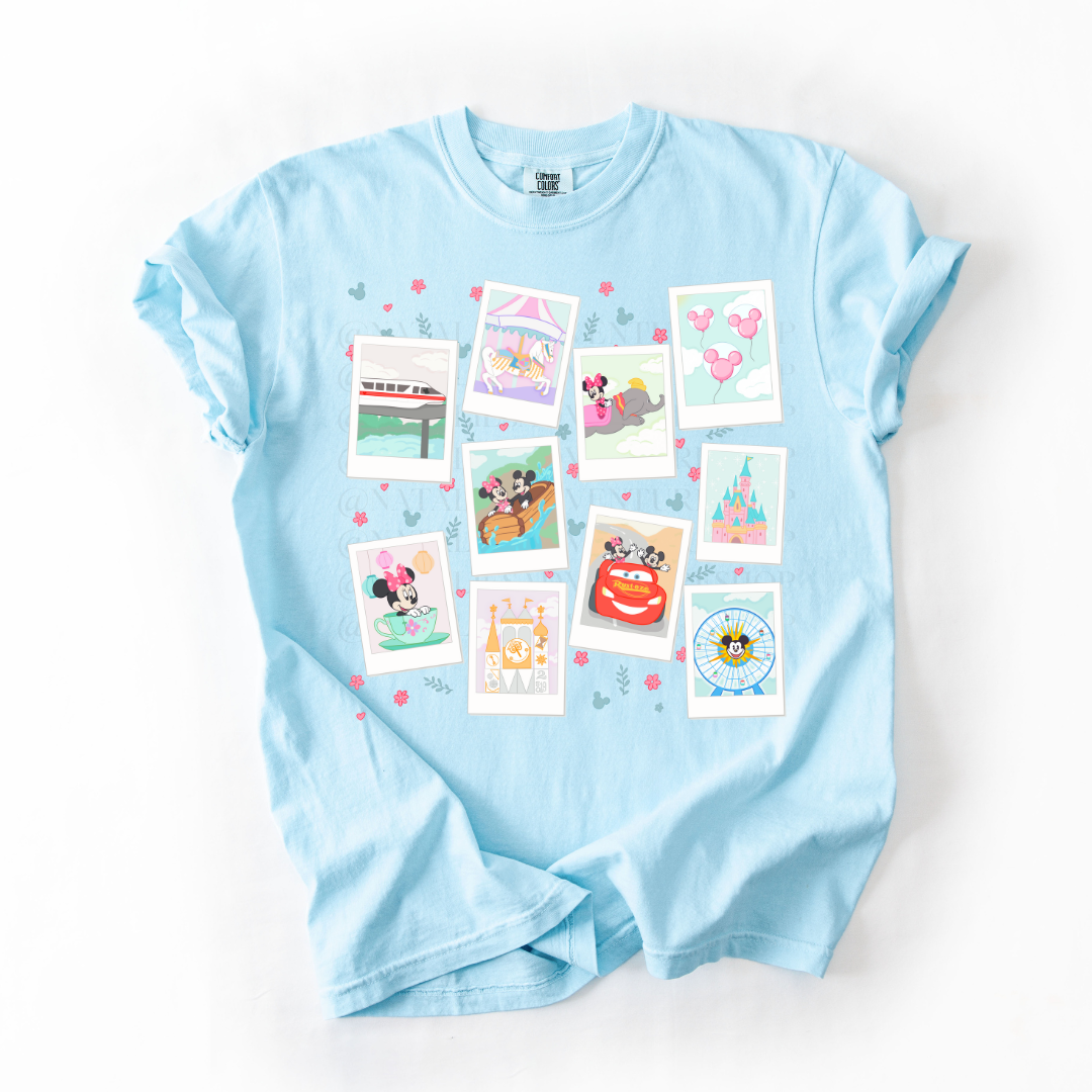 *Pre-Order* Land Polaroids T-Shirt (Comfort Colors)