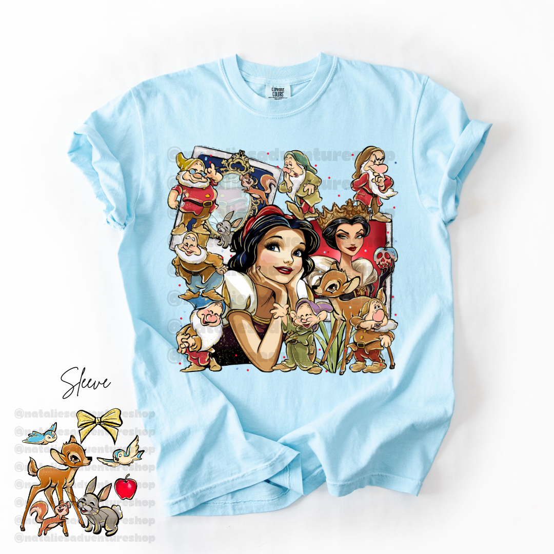 *Pre-Order* Snow Princess Cartoon T-Shirt (Comfort Colors)