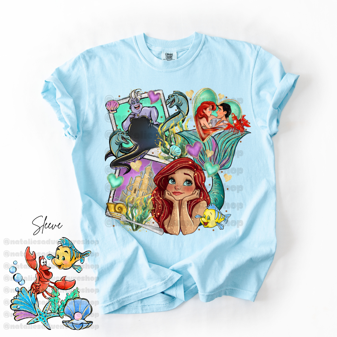 *Pre-Order* Mermaid Cartoon T-Shirt (Comfort Colors)