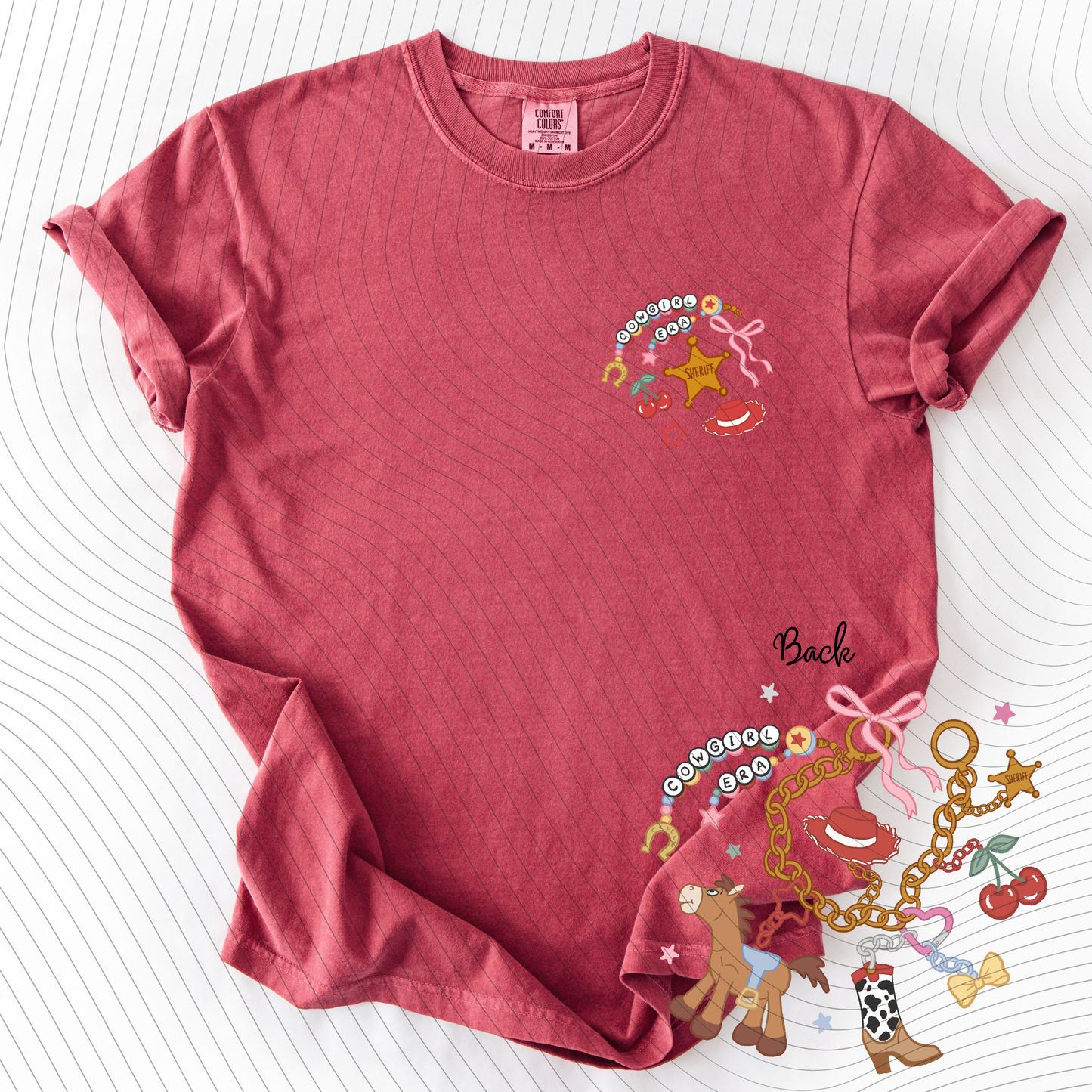 *Pre-Order* Cowgirl Charm Front Back T-Shirt(Comfort Colors)