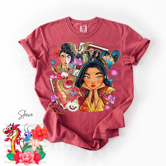*Pre-Order* Loyal, Brave, True Princess Cartoon T-Shirt (Comfort Colors)