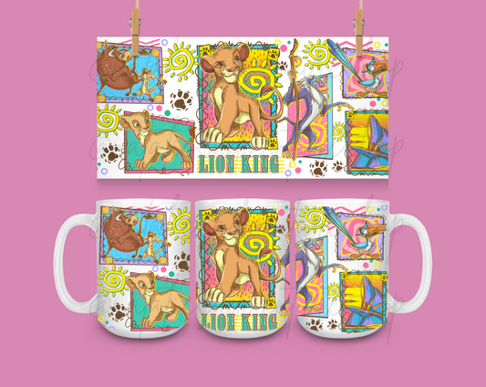 *PRE-ORDER* 90's Lion 15oz Ceramic Mug
