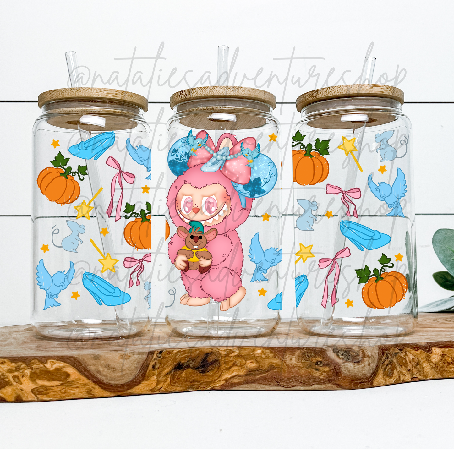*Pre-Order* LABU Princess C 16oz Glass Can