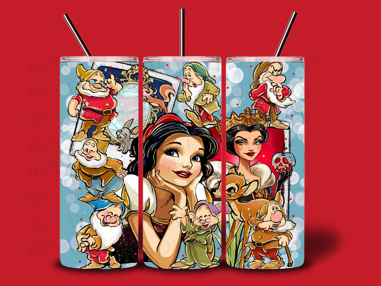*Pre-Order* Snow Cartoon Princess 20oz Stainless Steel Tumbler