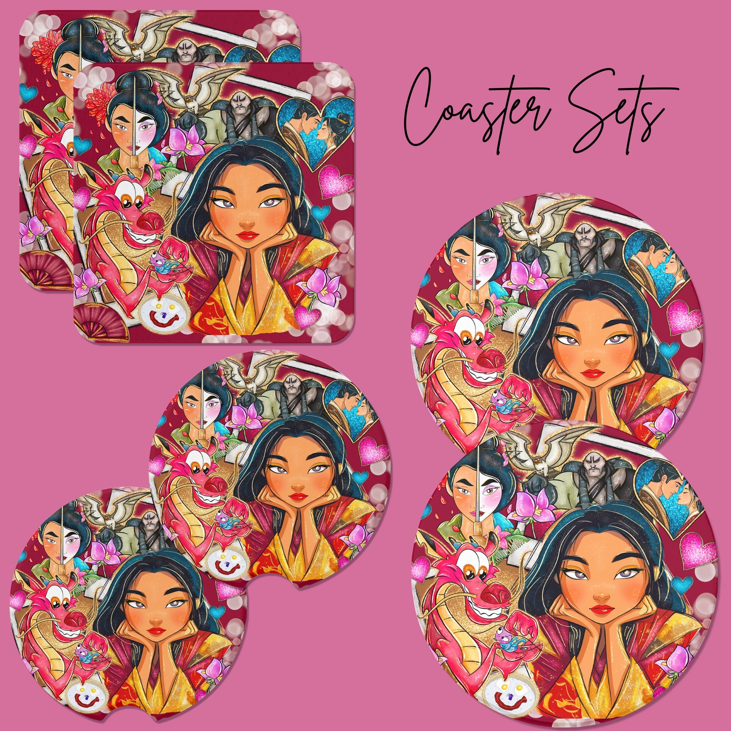 *Pre-Order* Loyal, Brave, True Coaster Sets
