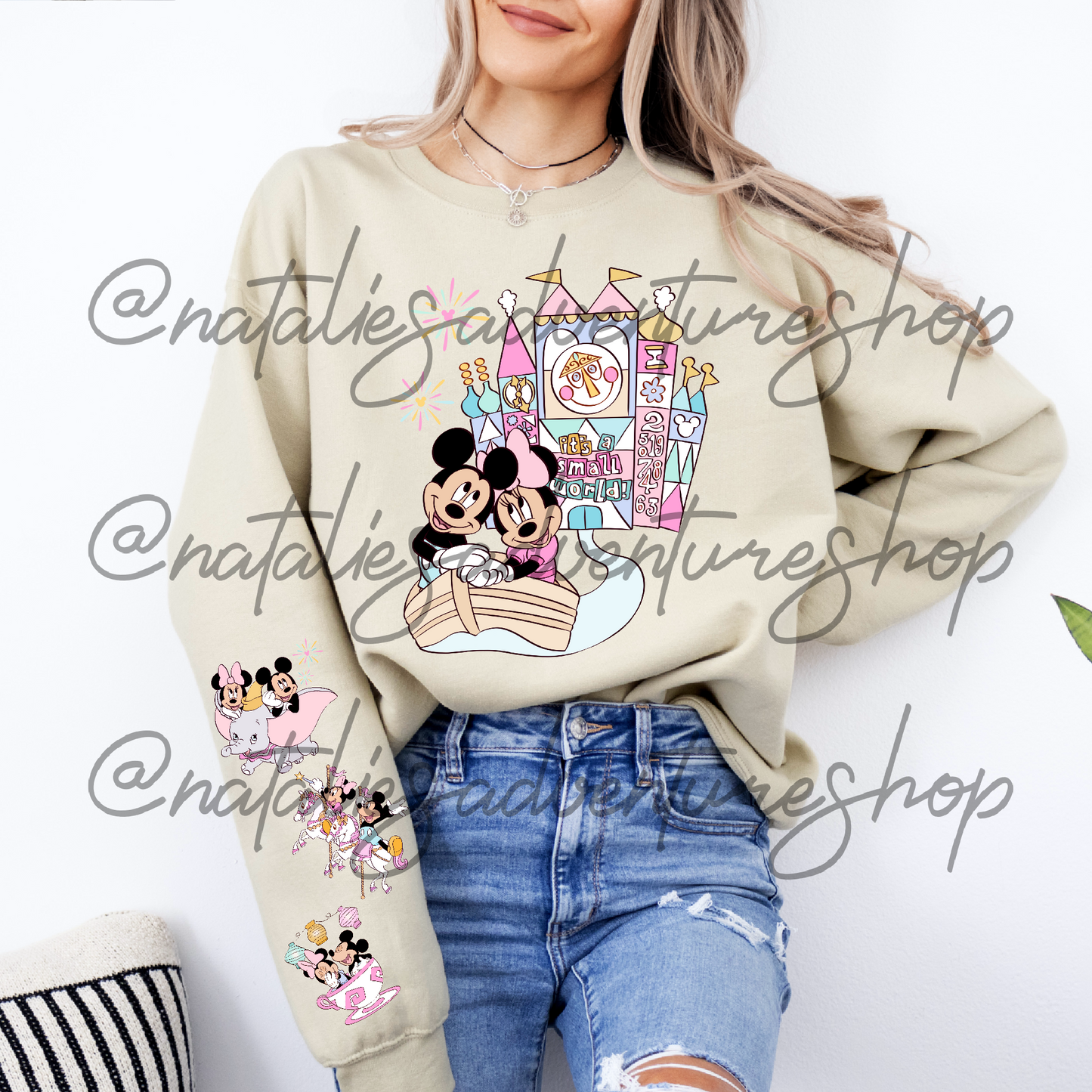 *Pre-Order* Small World Mouse Crewneck