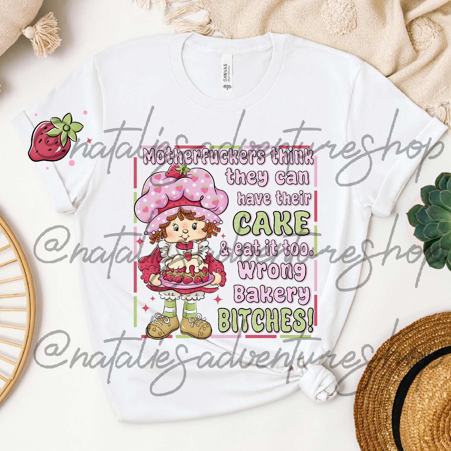 *Pre-Order* Strawberry Wrong Bakery T-Shirts