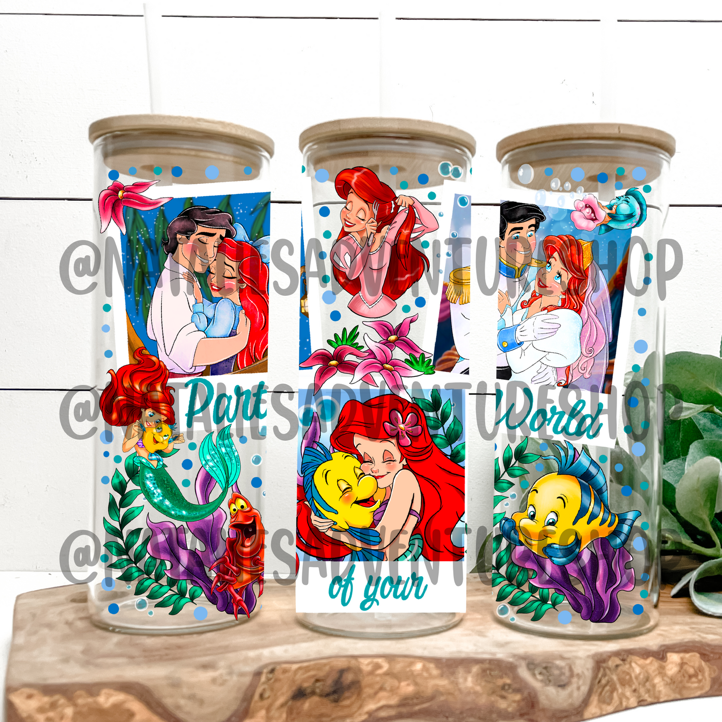 *Pre-Order* Part of Your World 25oz Glass Tumbler