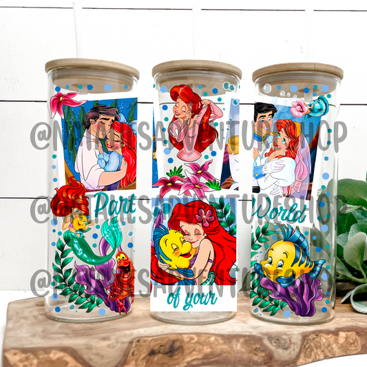 *Pre-Order* Part of Your World 25oz Glass Tumbler