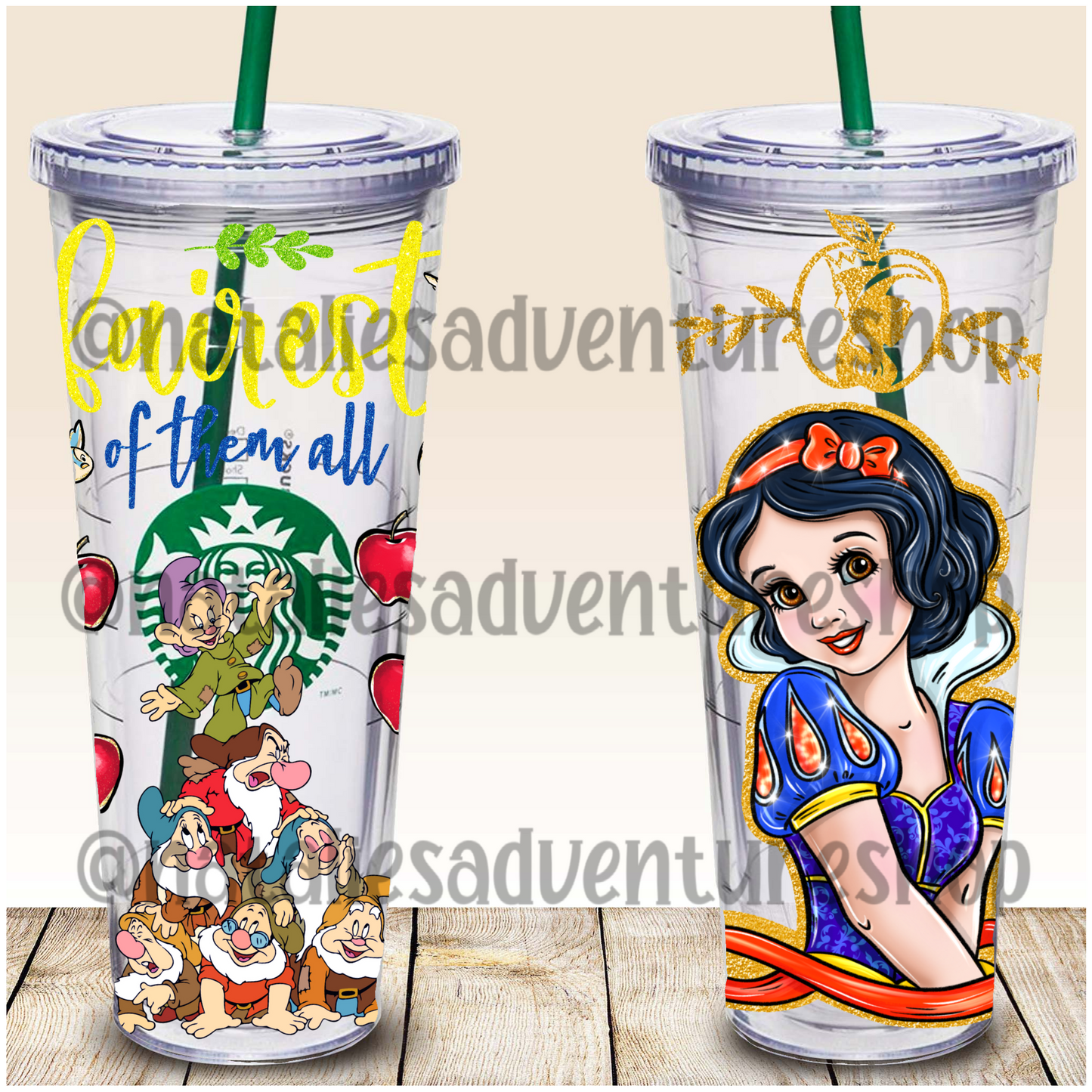 *Pre-Order* Princess 24oz Snowglobe Tumbler