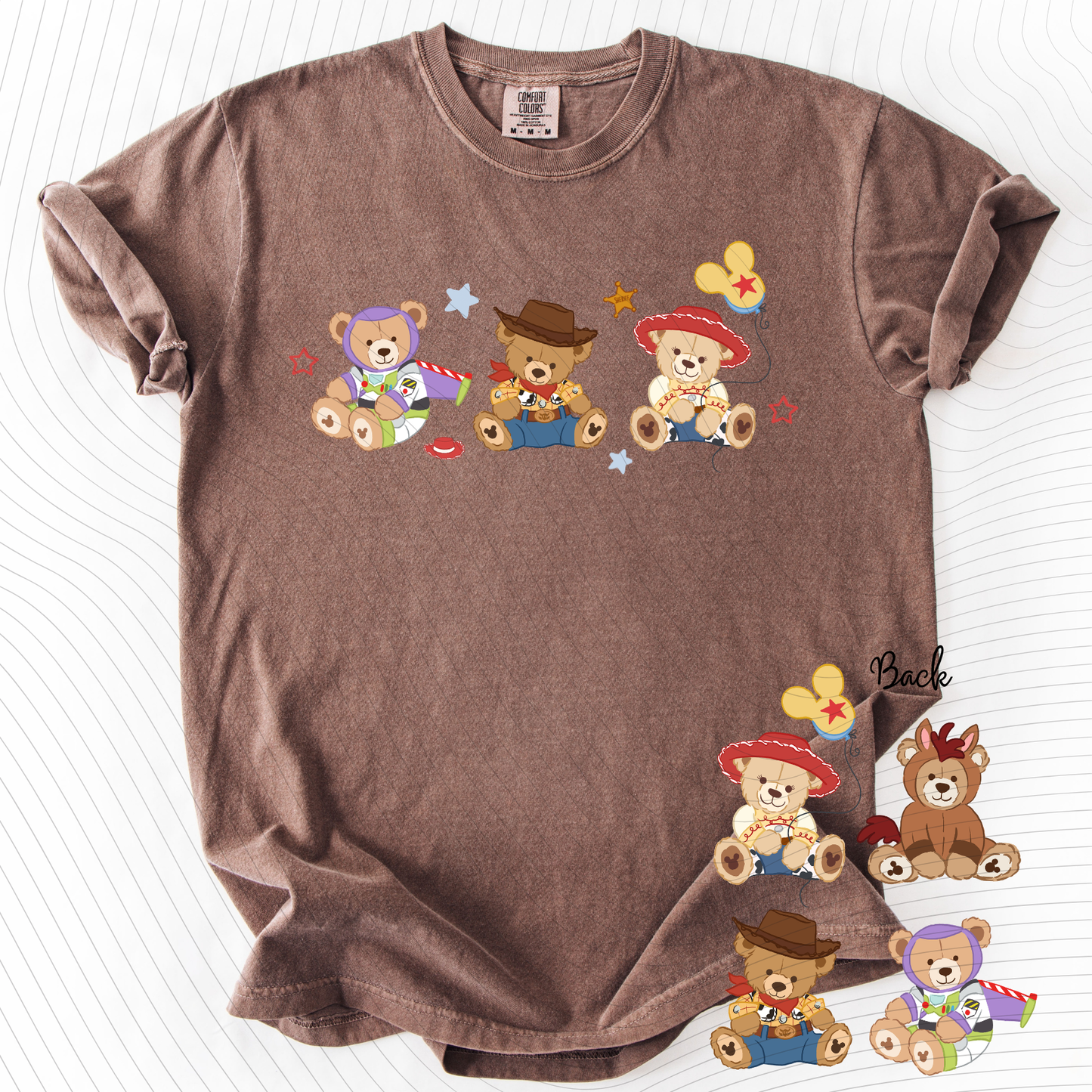 *Pre-Order* Toy Bears Front Back T-Shirt(Comfort Colors)