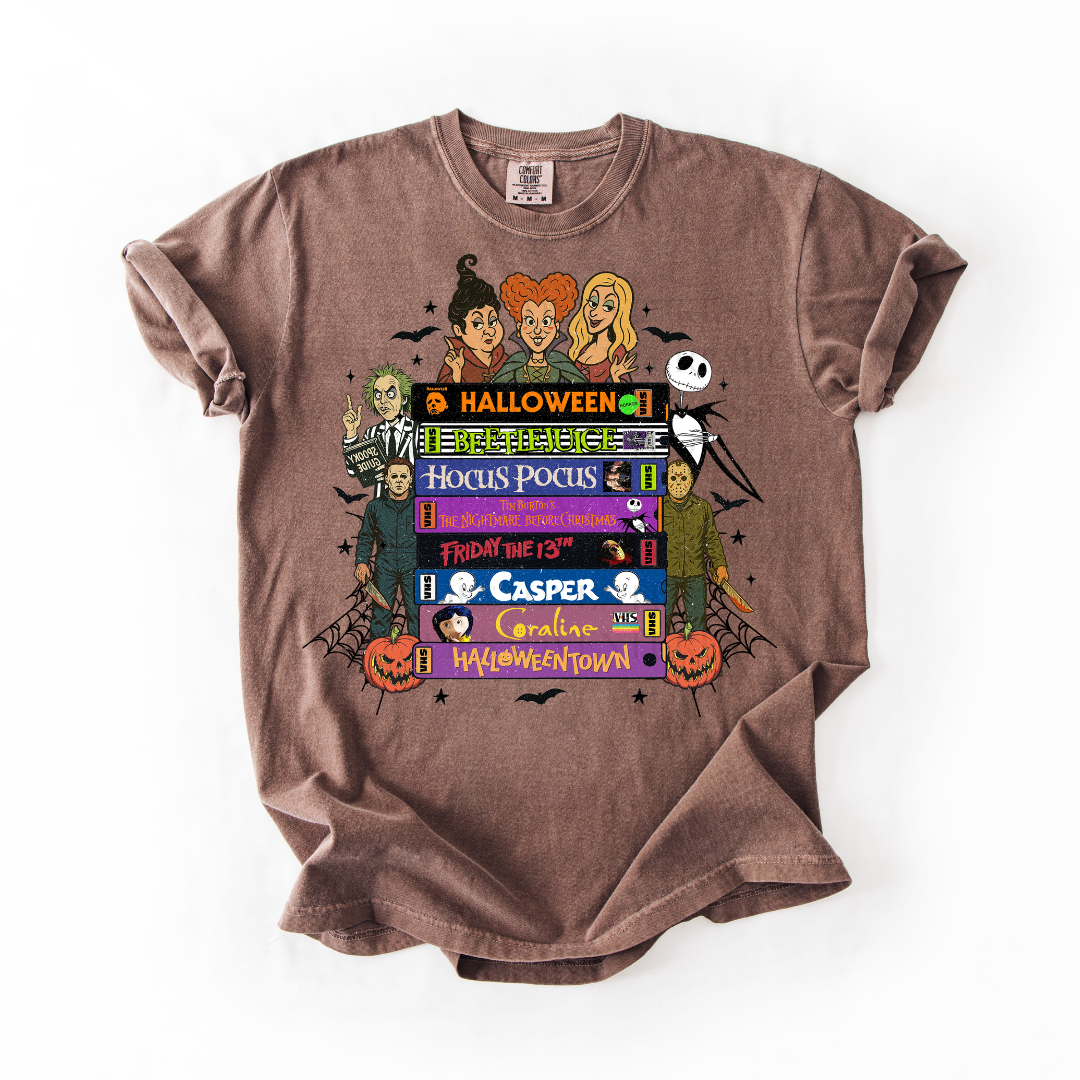 *Pre-Order* Halloween VHS Tapes T-Shirt (Comfort Colors)