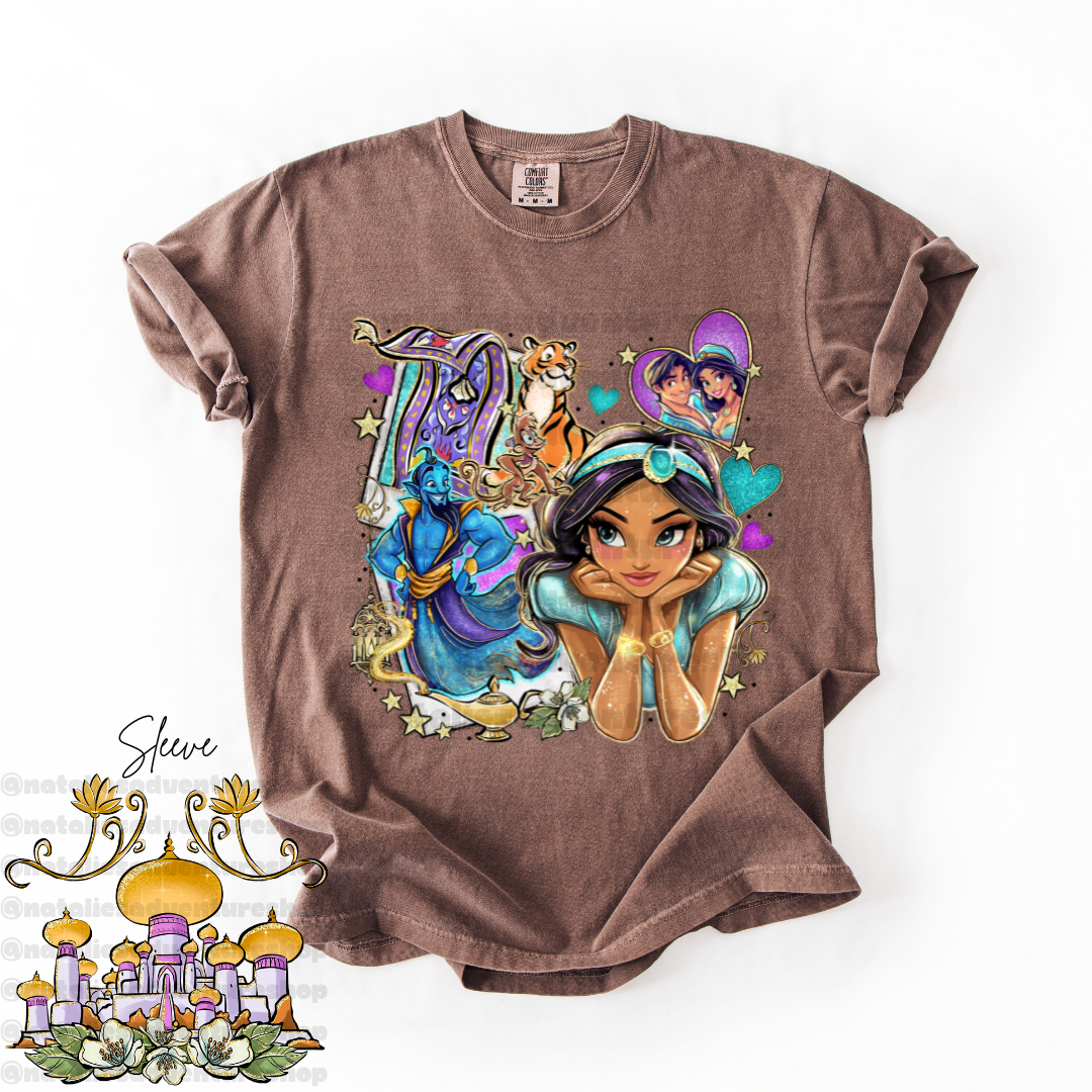 *Pre-Order* Arabian Princess Cartoon T-Shirt (Comfort Colors)