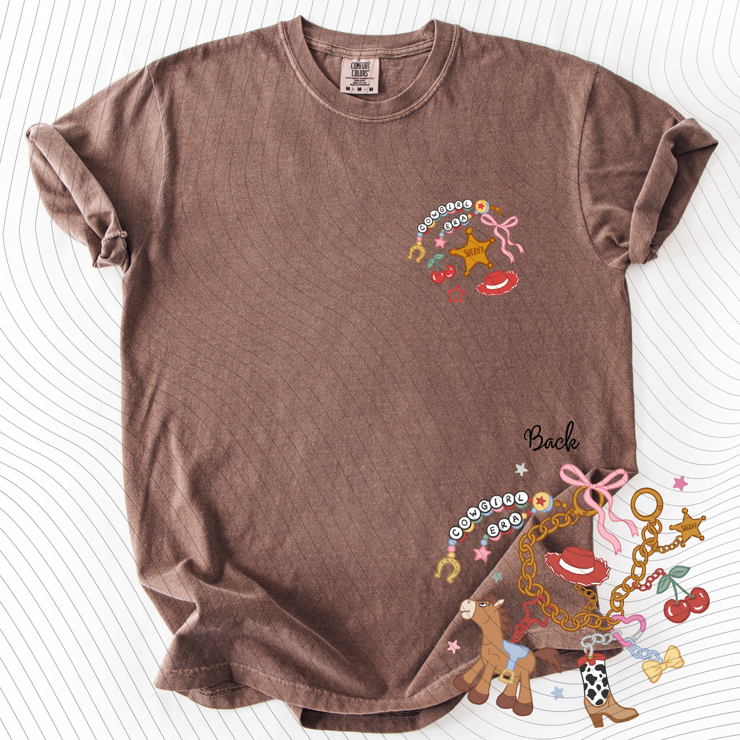 *Pre-Order* Cowgirl Charm Front Back T-Shirt(Comfort Colors)
