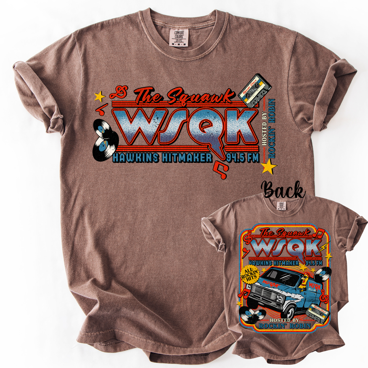 *Pre-Order* SQUAWK Front Back Version T-Shirt(Comfort Colors)