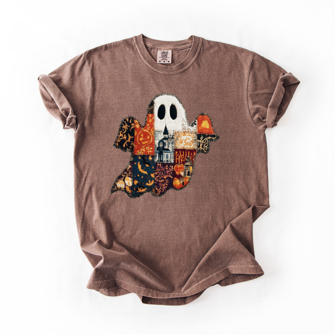 *Pre-Order* Ghost Faux Patch T-Shirt (Comfort Colors)