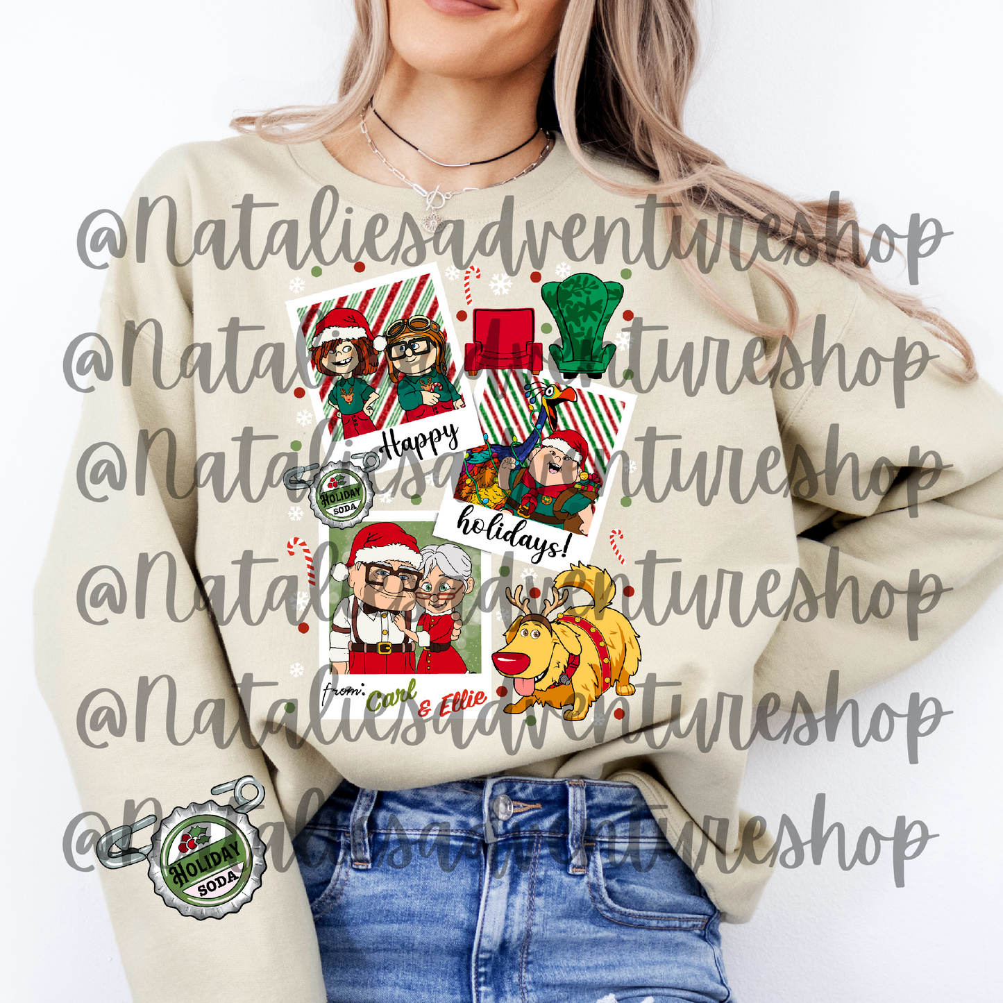 *Pre-Order* Up Christmas Polaroid Crewneck