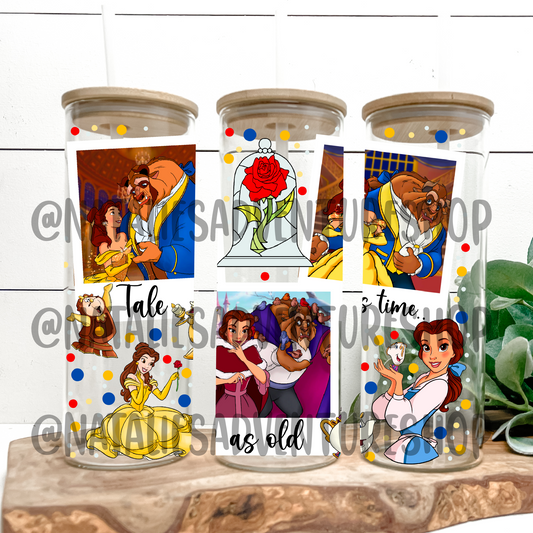 *Pre-Order* Tale as old  25oz Glass Tumbler