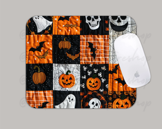 *Pre-Order* Spooky Faux Patchwork Mousepad