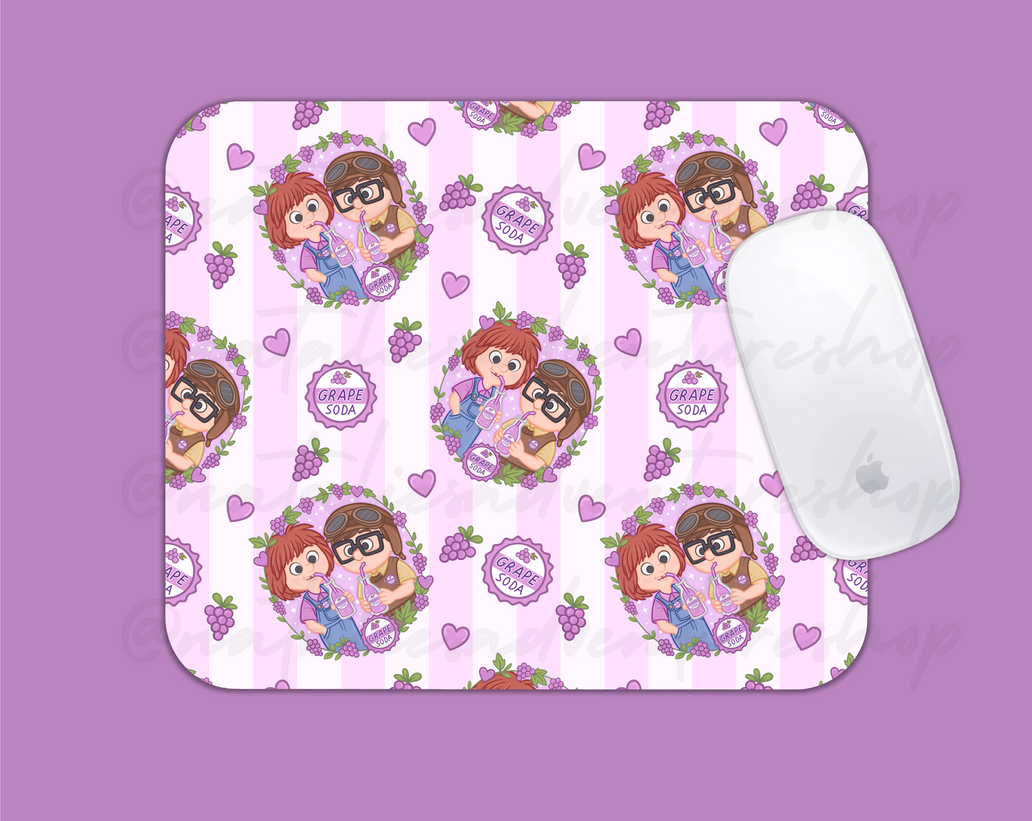 *Pre-Order* Grape Soda Club Mousepad